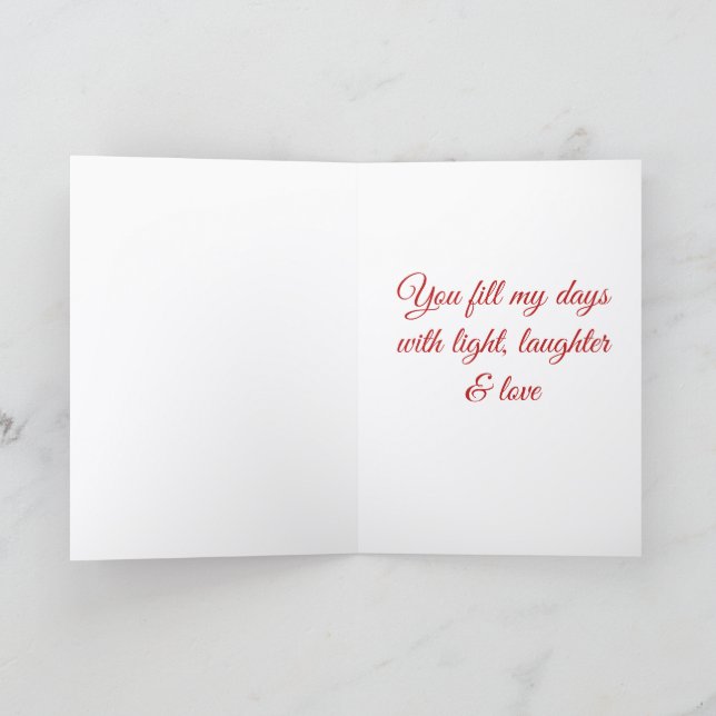 Valentine's Day Card for him/her Helgkort (Inuti)