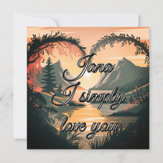 Valentine's Day card Inbjudningar