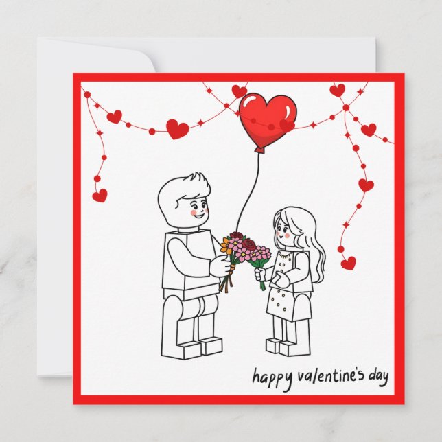 Valentines Day Card  Julkort (Framsida)