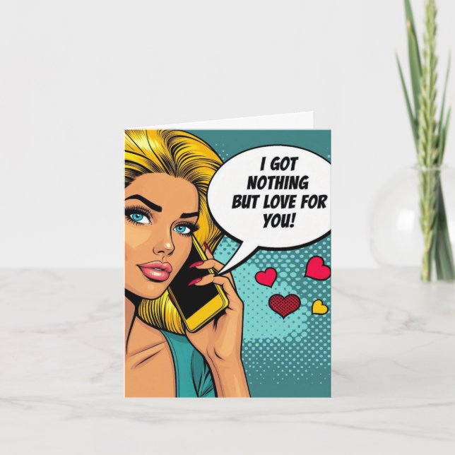 Valentine's Day Card  Kort (Framsida)