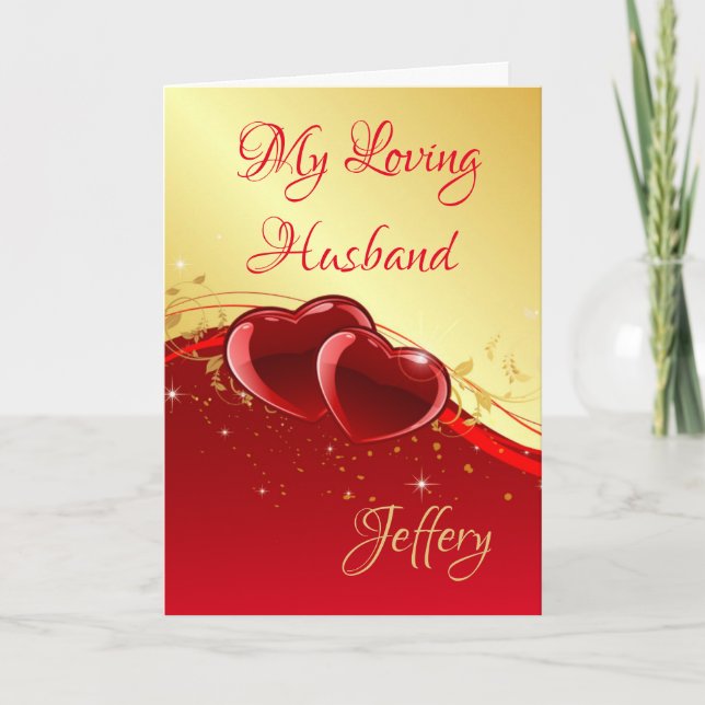Valentine's Day Card-My Loving Husband Helgkort (Framsida)