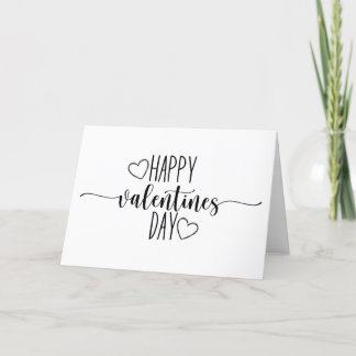 valentine's day card tack kort