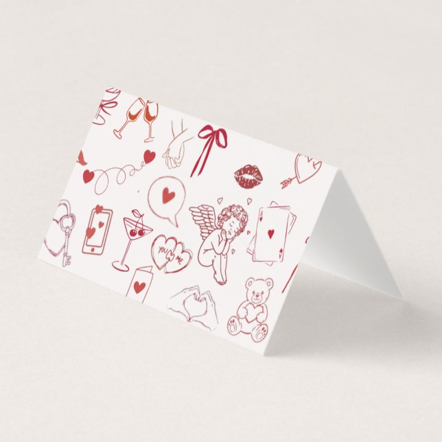 Valentine's Day Cards Kort (Framsida)