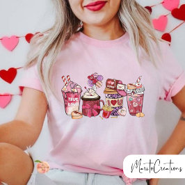 Valentine's Day Coffe, Valentine's Day Woman, Love T Shirt