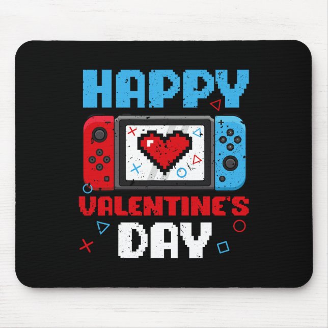 Valentines day Controller Video Game Heart Boys Pa Musmatta (Framsidan)
