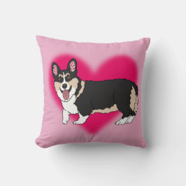 Valentines day Corgi Kudde