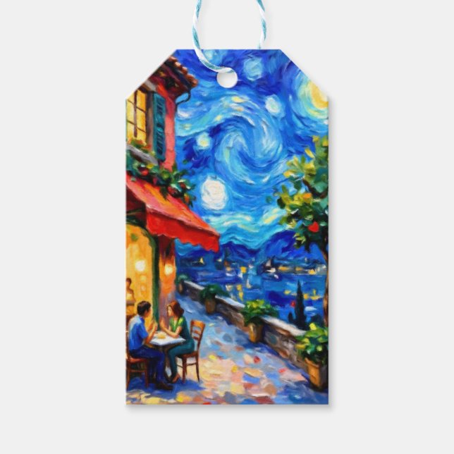 Valentine's Day Couple Presentetikett (Framsidan)