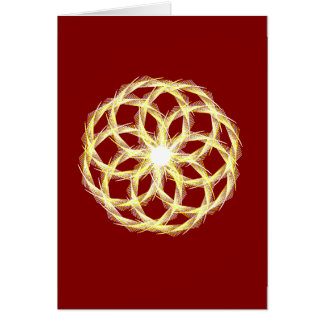 Valentines day Crimson och Guld Math, kort