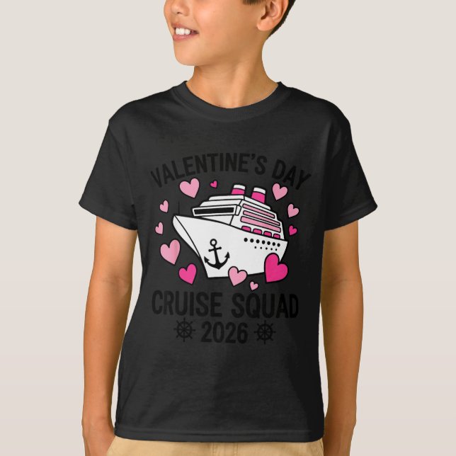 Valentines Day Cruise 2026 Cruise Husband Wife Mat T Shirt (Framsida)