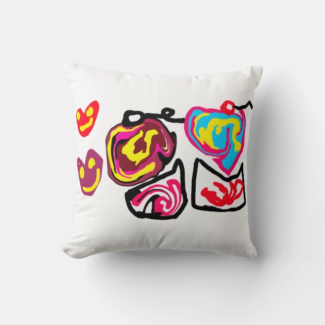 valentine's day cupcakes kudde (Framsida)