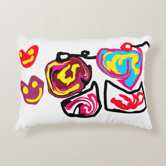 valentine's day cupcakes prydnadskudde (Framsidan)