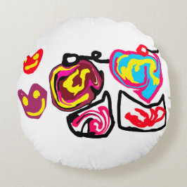 valentine's day cupcakes rund kudde