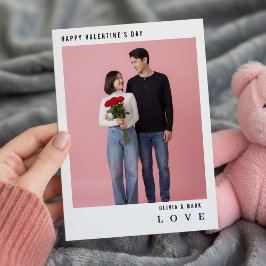 valentines day custom photo collage valentine  julkort