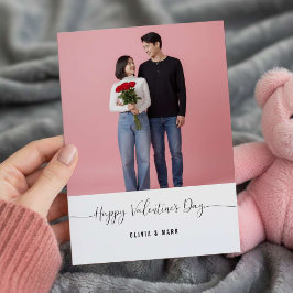 valentines day custom photo collage Valentines  Julkort