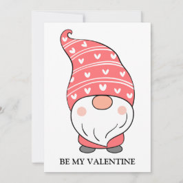 Valentines day Cute Kärlek Helgdag Gnome Julkort