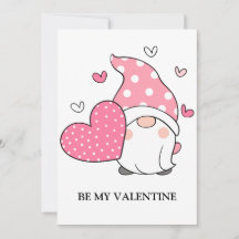 Valentines day Cute Kärlek Helgdag Gnome