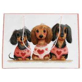 Valentines day Dachshund Hundar