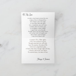 Valentines day-Dance i Kärlek Dikt Kort