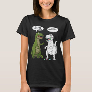 Valentines day Dinosaur T Rex Roligt Hearts Girls Shirt