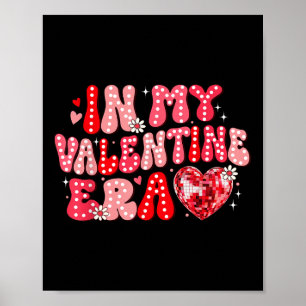 Valentines day Disco Heart Era i min Valentine Era Poster