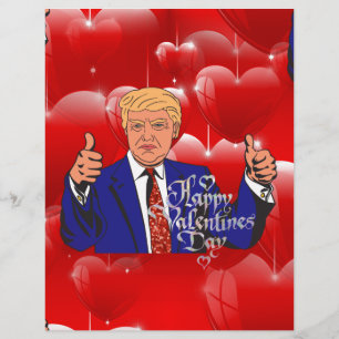 valentines day donald trast
