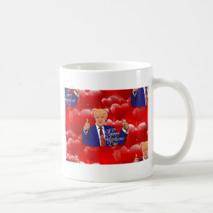 valentines day donald trast kaffemugg