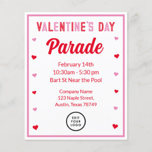 Valentines day Editable Flyer