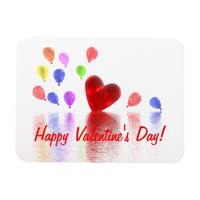 Valentines day Firande Magnet (Horisontell)