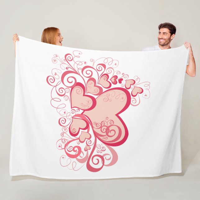 Valentines Day Fleece Blanket (På plats)