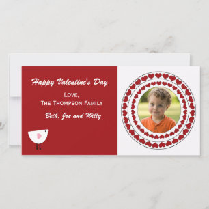 valentines day-fotokort julkort