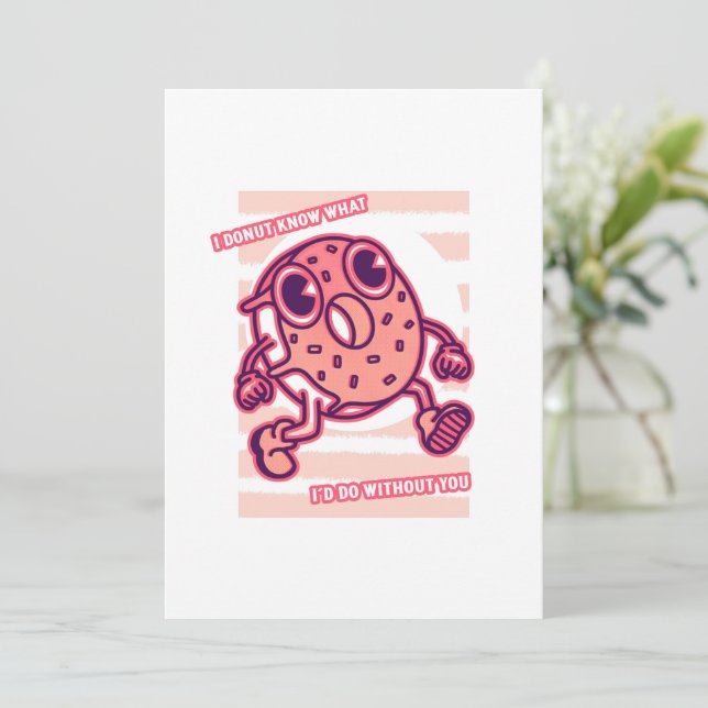 Valentines day gav ett lustigt par kärlek pun spara datumet (Stående Fram)