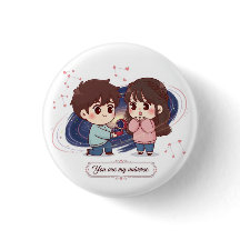 Valentine's Day Gift - Anniversary Cute Pin Button