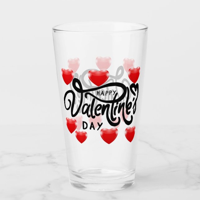 Valentines day Glass Glaskopp (Framsida)