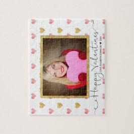 Valentines day Glitter Heart-skriptfoto - Puzzle Pussel