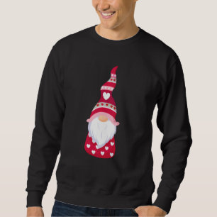 Valentines day Gnome Lång Ärmad Tröja