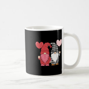 Valentines day Gnomes Cute Red Hearts Kärlek Gnome Kaffemugg