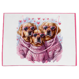 Valentines day Golden Retriever Hundar