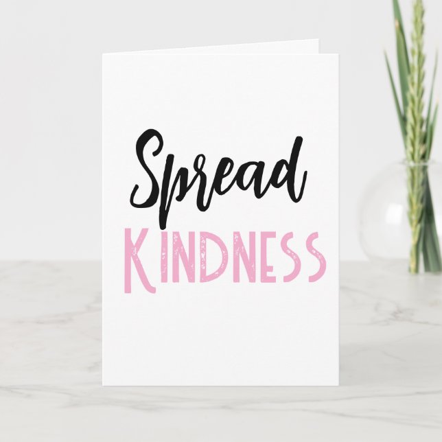 Valentine's Day Greeting Card Spread Kindness Helgkort (Framsida)