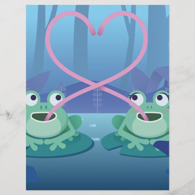 valentines day groda älskare (Framsida)