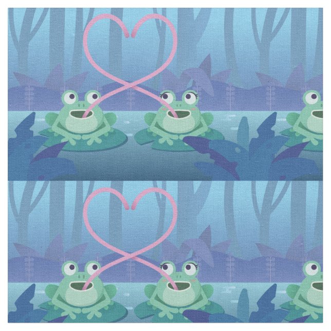 valentines day groda älskare väv tyg (Närbild)