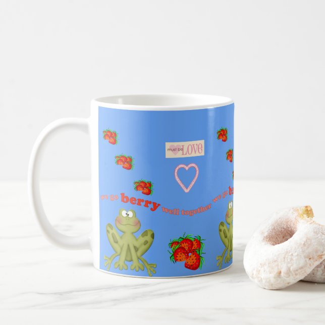 Valentine's Day Groda Bär Muggar (Med munk)