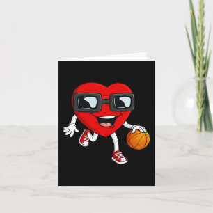 Valentines day Heart Dribbling Basketball Boys Gir Kort