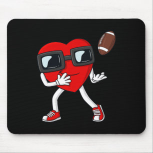 Valentines day Heart Football Receiver Tight End B Musmatta