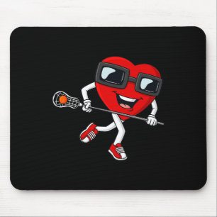 Valentines day Heart Holding Lacrosse Stick Boys G Musmatta