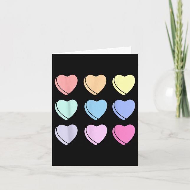 Valentines day Heart Kort (Framsida)