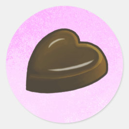 Valentines Day Heart Runt Klistermärke