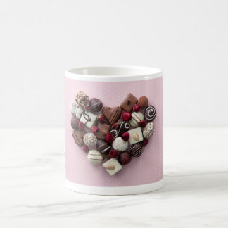 Valentines day Heart Shape Chocolate Mugg