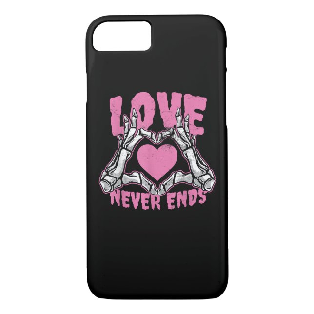 Valentines day Heart Skeleton Händer Heart Case-Mate iPhone Skal (Baksida)