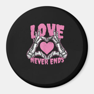 Valentines day Heart Skeleton Händer Heart Magnet