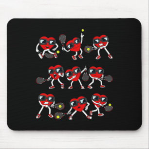 Valentines day Heart Tennis Player Roligt Boys Gir Musmatta